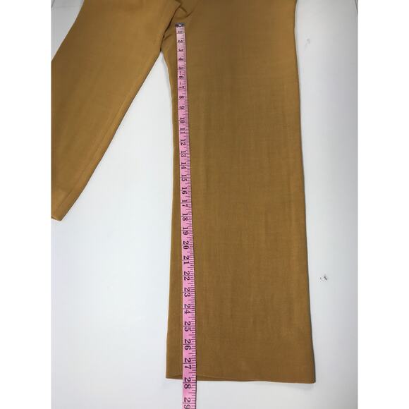 Gianni Versace Couture VTG Women's 42/8 Pants Gold Designer Chic Professional - Picture 8 of 8